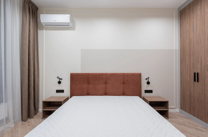 bedroom with ac